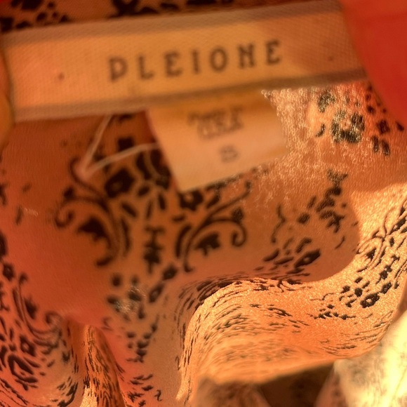 Pleione patterned yellow high-low tank top small - Picture 5 of 5